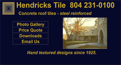 Desktop Screenshot of hendrickstile.com